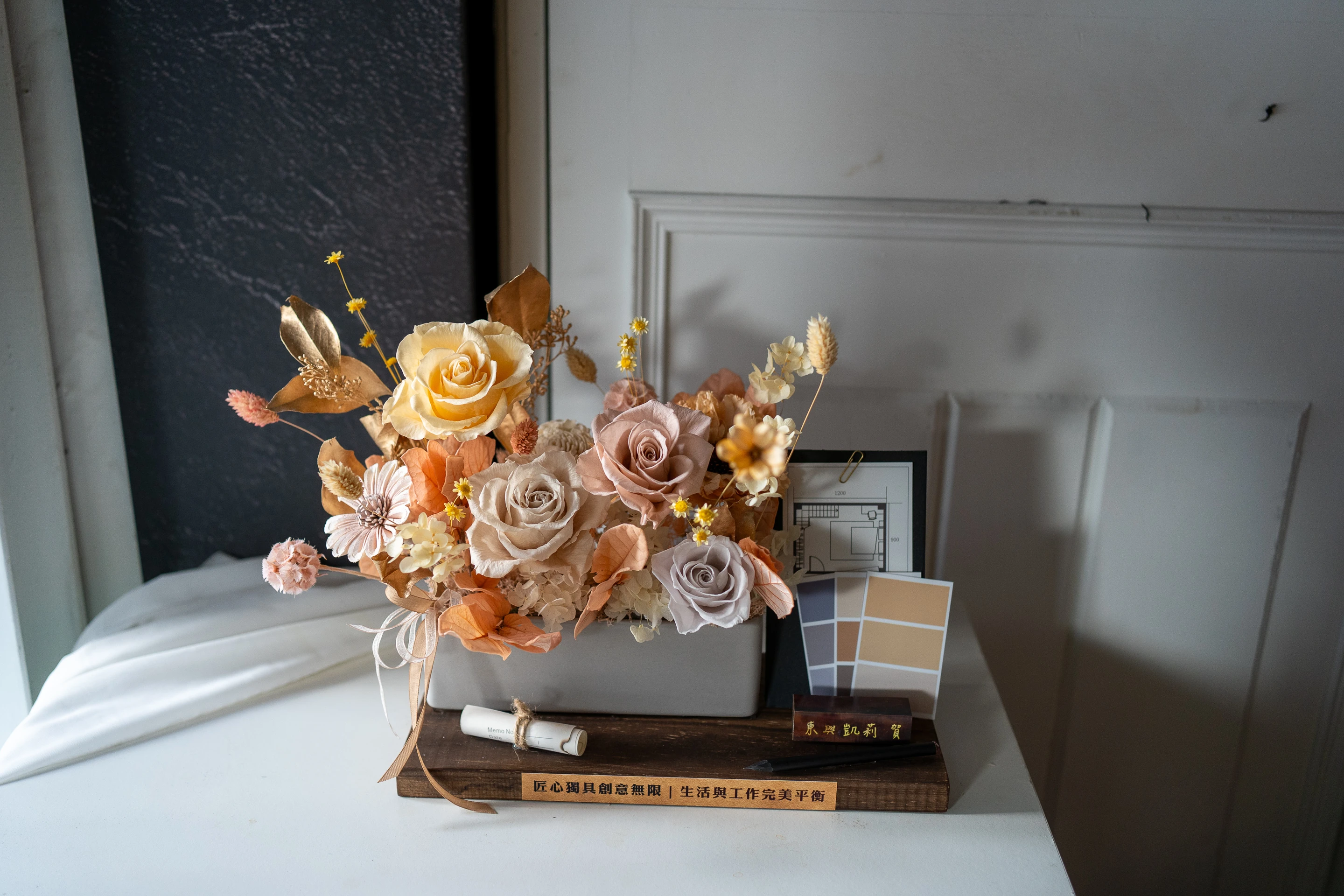 室內設計 × 永生花：為設計師量身打造的客製化品牌花禮