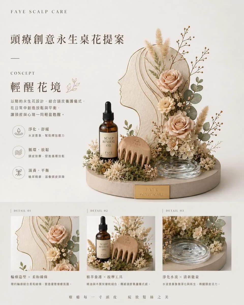 輕醒花境設計提案稿——CONCEPT 階段的視覺整合