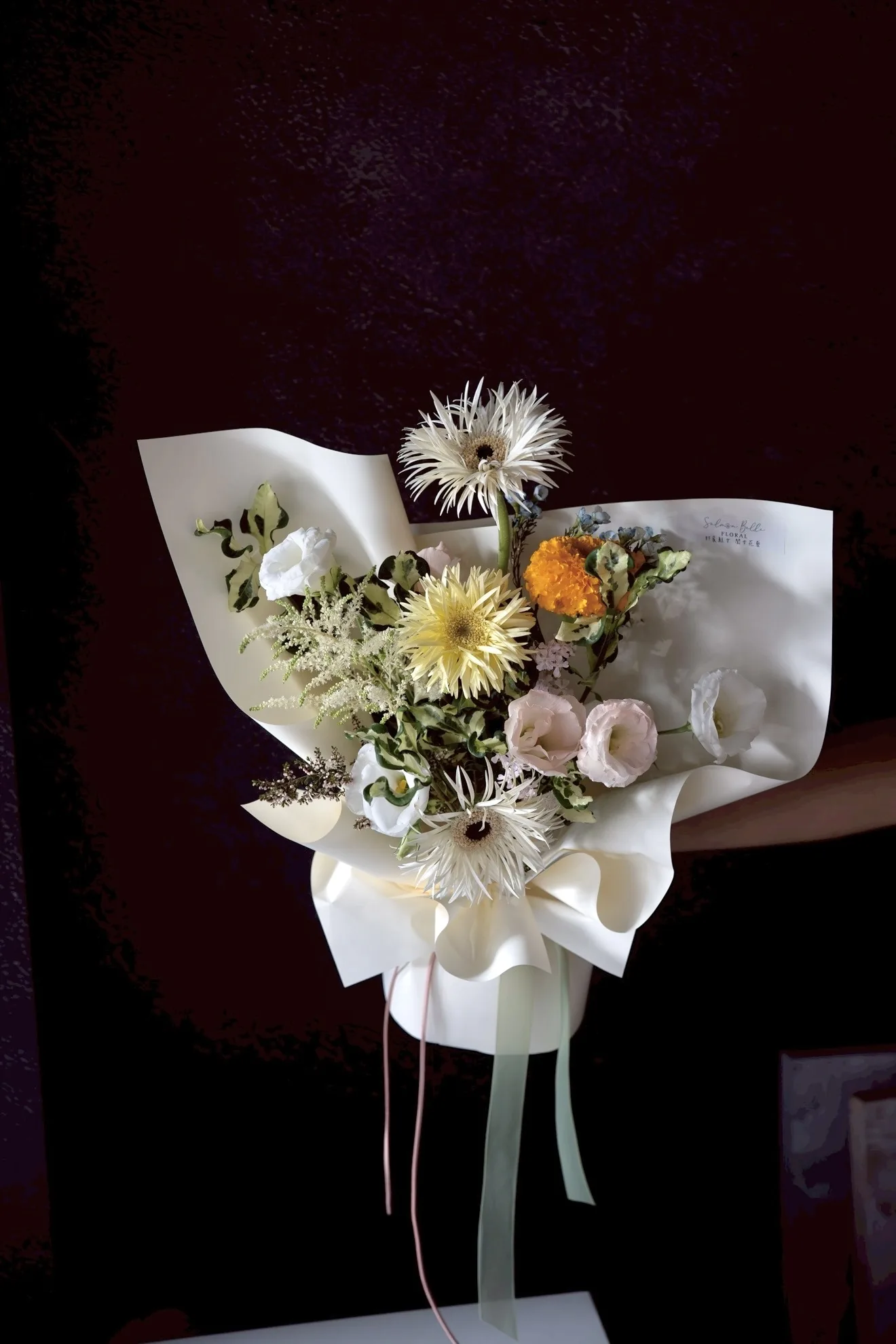 鮮花花束｜繽紛色系 多樣混合花材花束 3