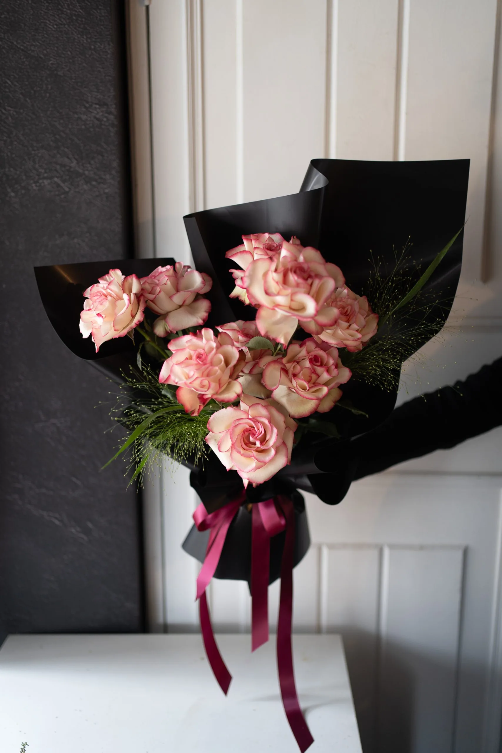 情人節｜剛好的浪漫𝓛𝓸𝓿𝓮 進口玫瑰花束10朵 5