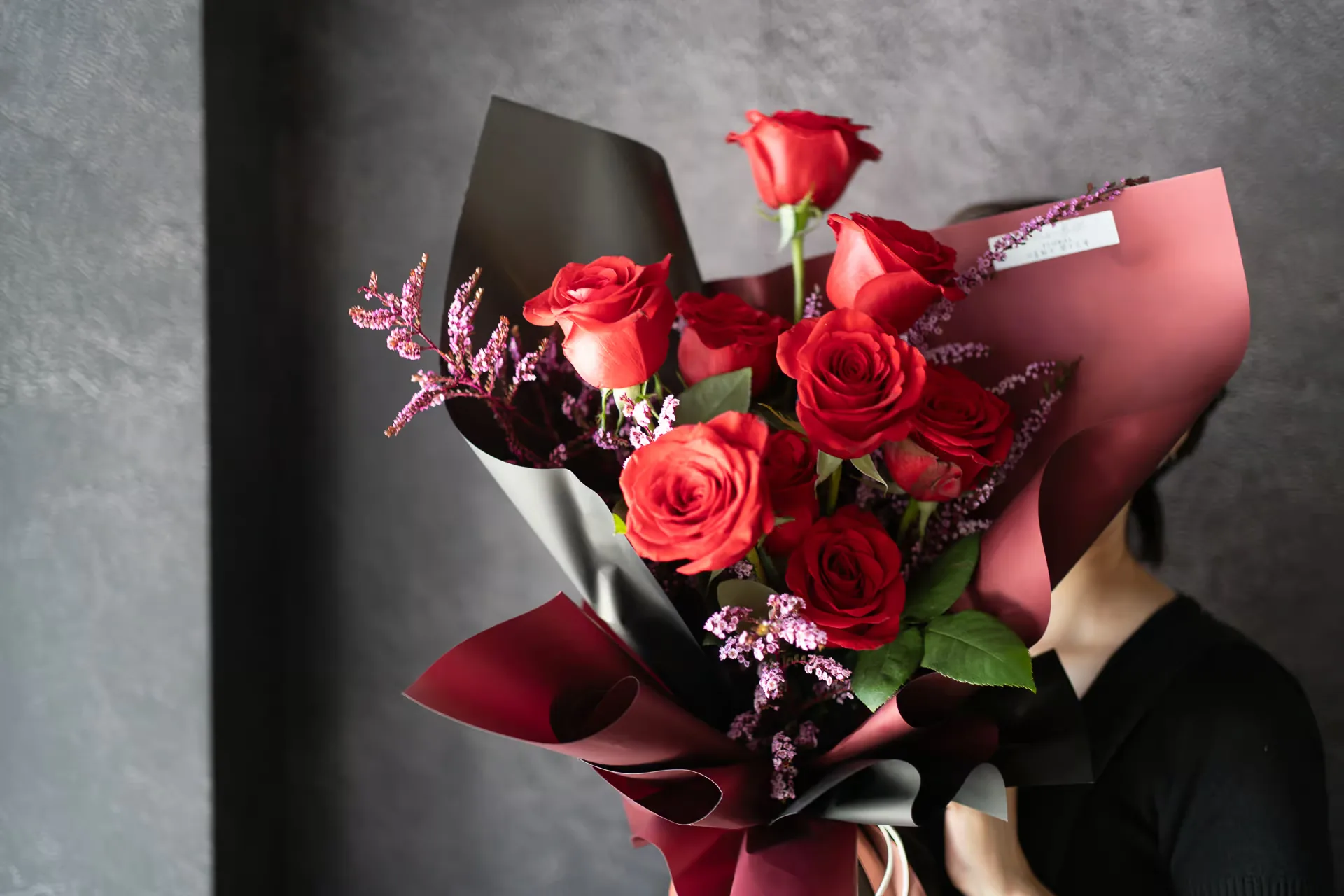 情人節｜紅酒烈焰 媽媽咪呀紅玫瑰花束 4