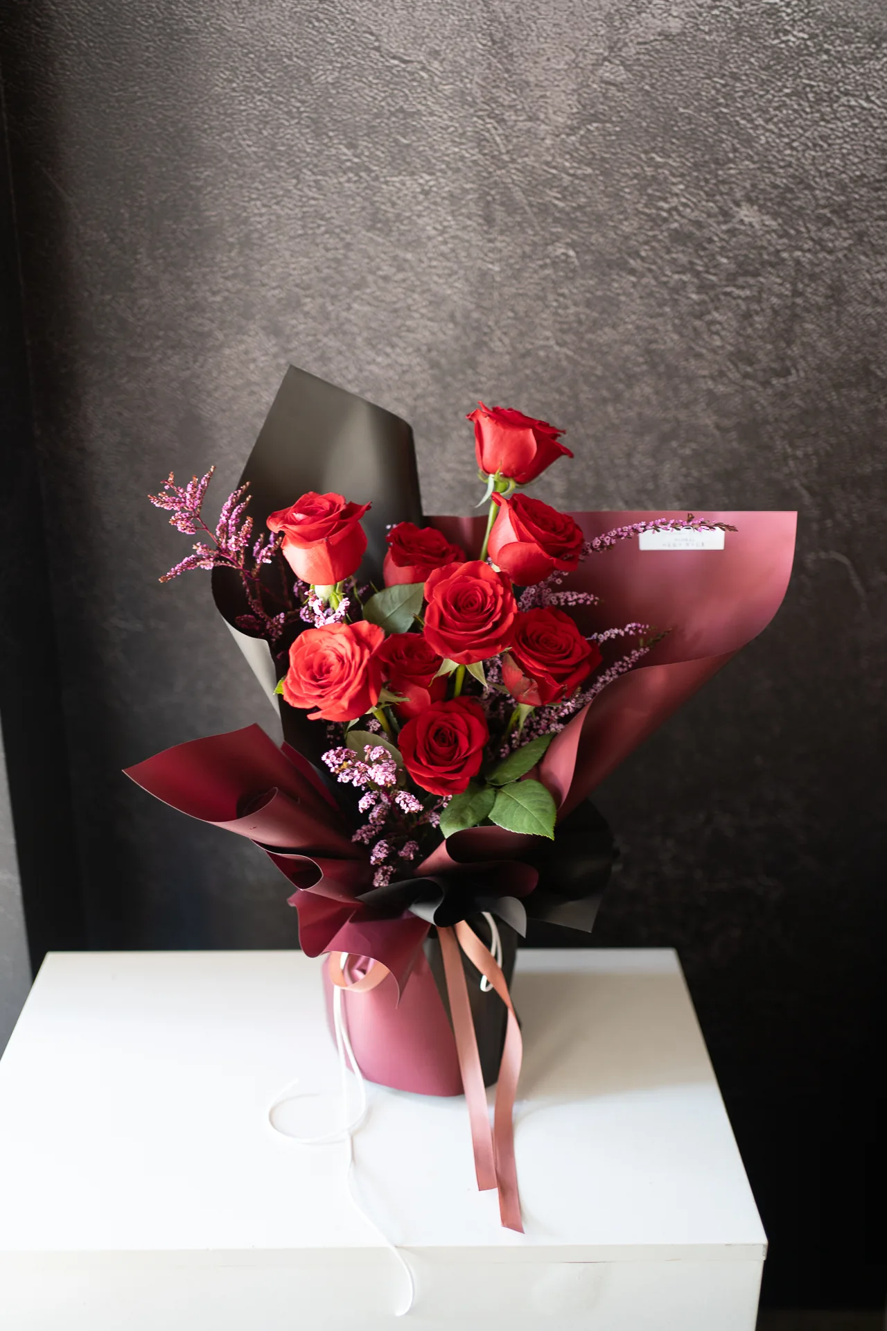 情人節｜紅酒烈焰 媽媽咪呀紅玫瑰花束 6