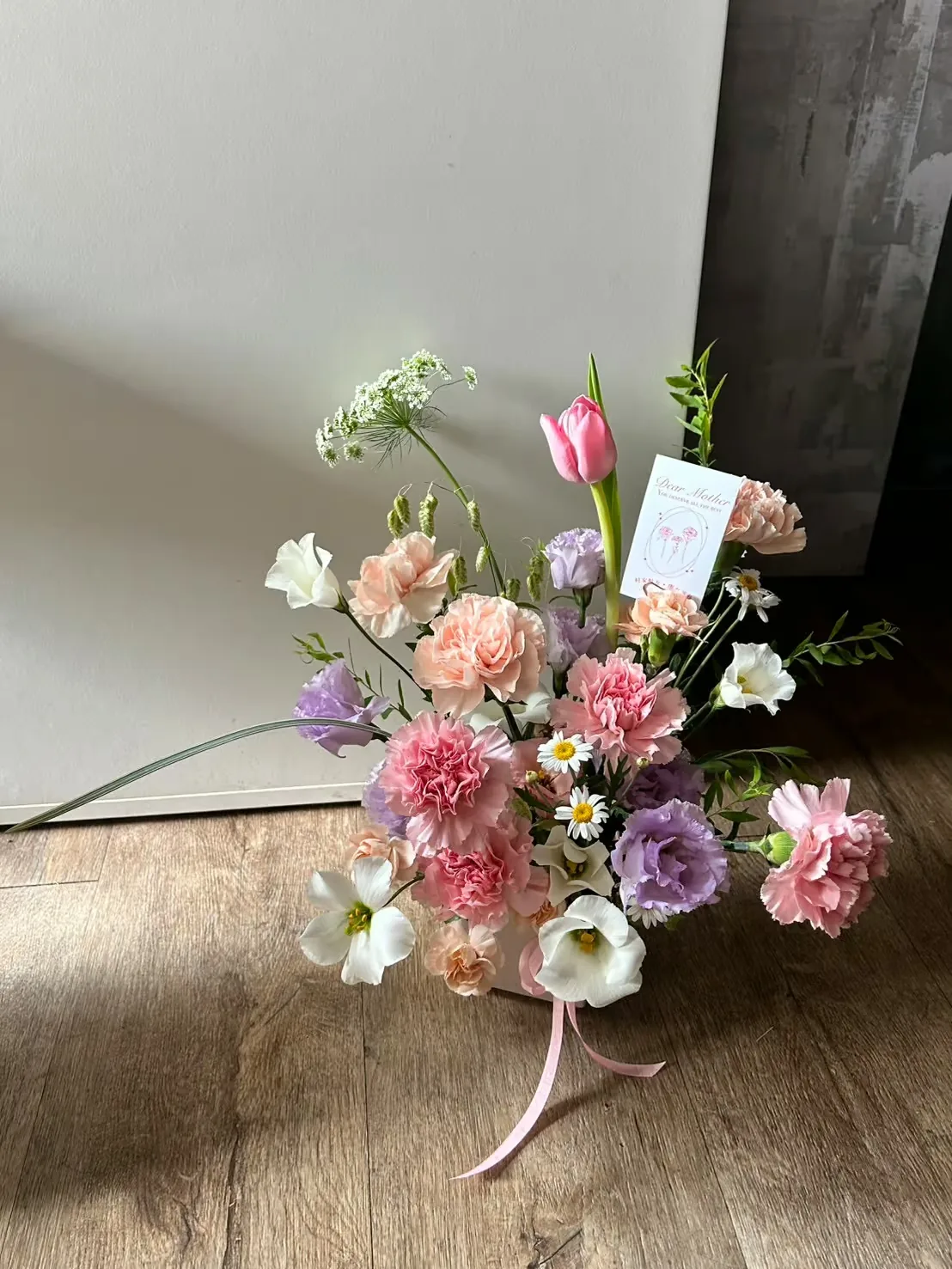 鮮桌花｜各色方形盆小桌花 3