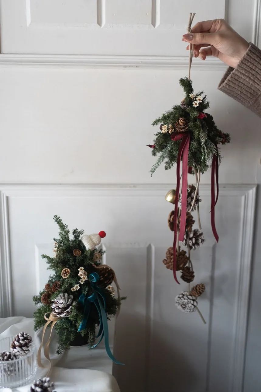 聖誕節花禮｜冬禮詩篇Winter Litany垂掛聖誕小樹 4