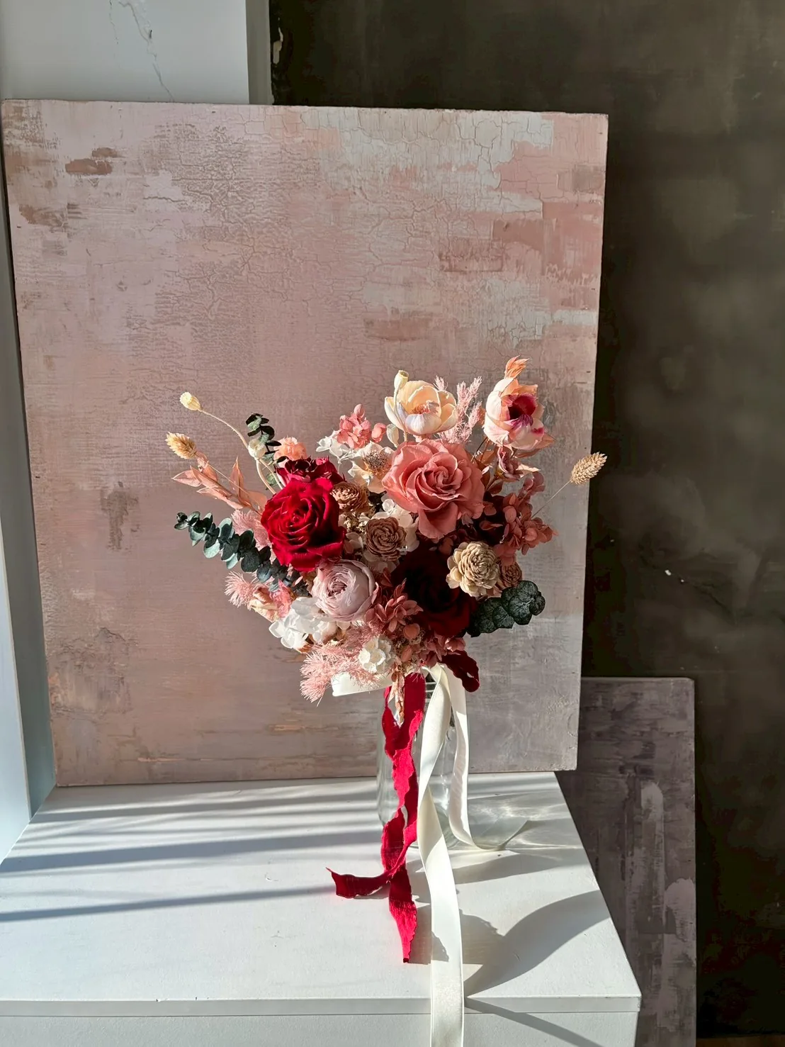 永生捧花｜紅色系 3