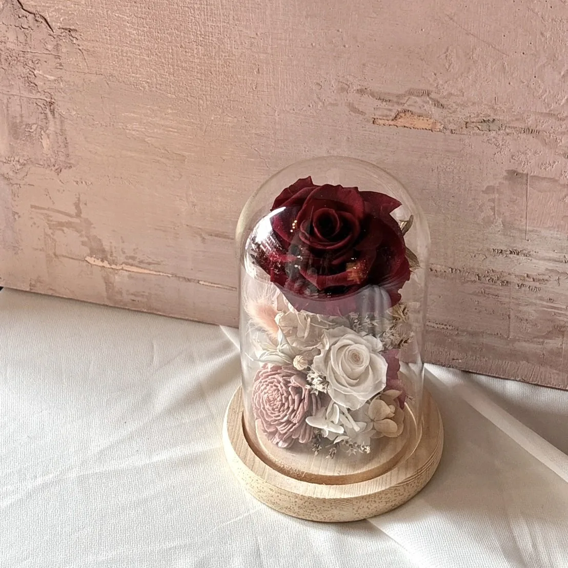 永生桌花｜玻璃夜燈花盅 7